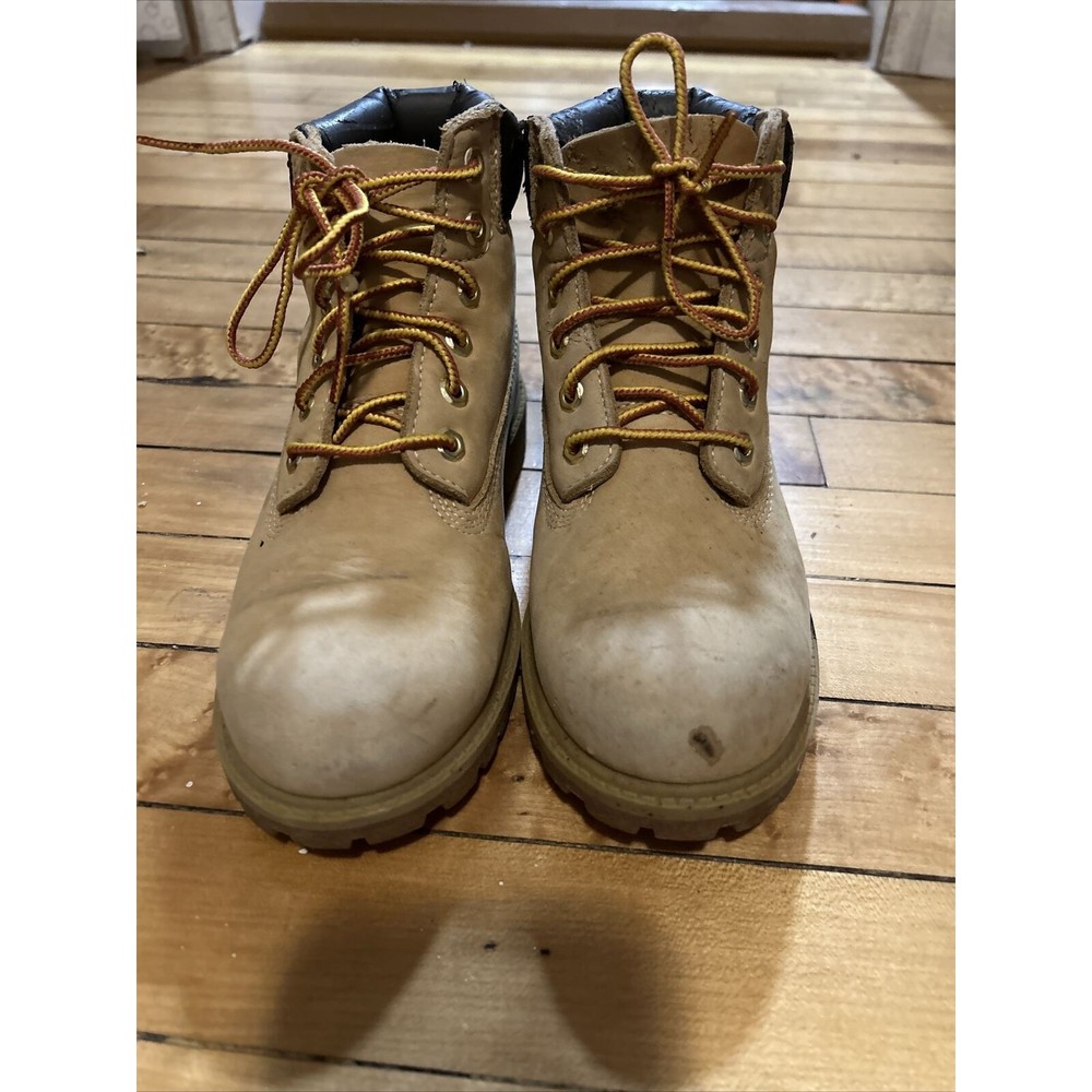 TIMBERLAND SIZE 2 YOUTH PREMIUM WHEAT BOOTS 12709 M
